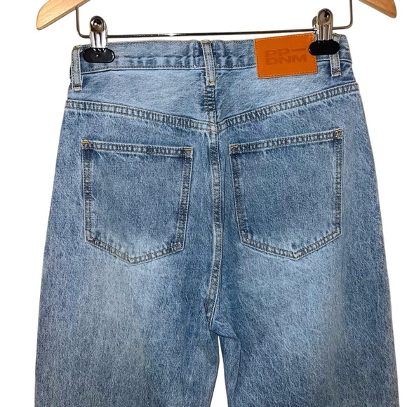 Princess Polly Holly Asymmetric Crossover Waist Rigid Straight Leg Jeans - Picture 5 of 12